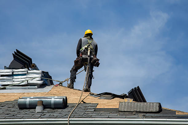 Professional Roof Installation technician working in Allen, KS